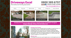 Desktop Screenshot of drivewaysexcel.co.uk