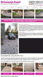 Mobile Screenshot of drivewaysexcel.co.uk